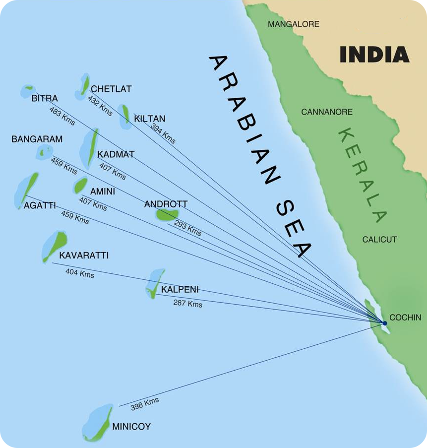 Lakshadweep Map